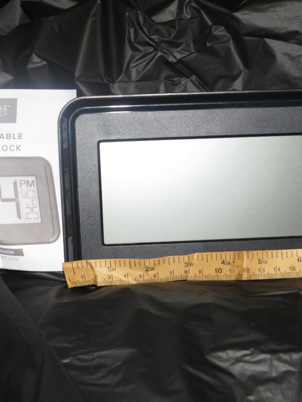 La Crosse Technology W72258 Minimalist Digital Wall Clock & Table Alarm – Sleek
